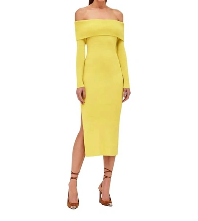 Alexis Women's Justine Dress In Canary In Yellow