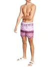 Inc Mens Board Short Drawstring Swim Trunks In Pink