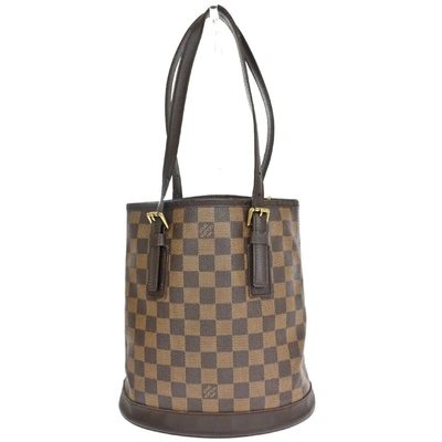 Pre-owned Louis Vuitton Bucket Canvas Tote Bag () In Brown