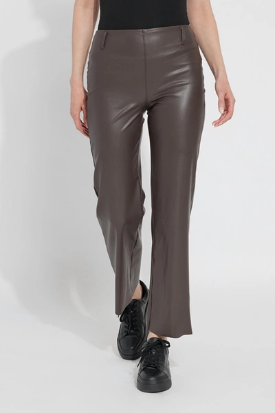 Lyssé Amara Straight Pant In Brown