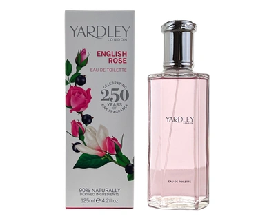 Yardley Of London Yardley English Rose Eau De Toilette For Women 4.2 oz / 125 ml In White