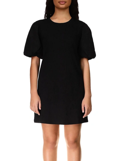 Sanctuary Dream State Womens Comfy Mini T-shirt Dress In Black