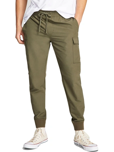 And Now This Mens Woven Classic Fit Cargo Pants In Green