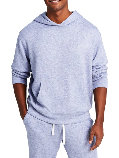 And Now This Mens Fleece Pullover Hoodie In Blue