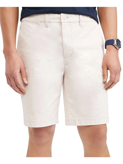Tommy Hilfiger Men's Thflex Stretch 9" Flat-front Shorts In Sand Khaki