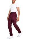 SUN + STONE MENS TAPERED FIT TRIM CARGO PANTS