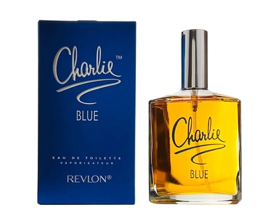 Revlon Charlie Blue Eau De Toilette For Women 3.4 oz / 100 ml In White