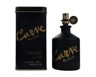 Liz Claiborne Curve Black Cologne For Men 4.2 oz / 125 ml In White