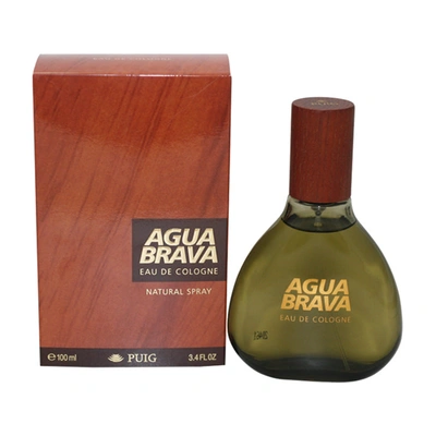 Antonio Puig Agua Brava Eau De Cologne For Men 3.4 oz / 100 ml In White