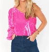 Show Me Your Mumu Party Top In Pink