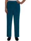 Alfred Dunner Classics Denim Pull-on Straight-leg Pants In Blue