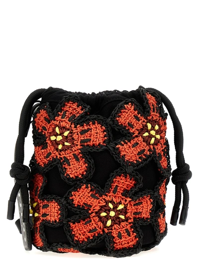 Kenzo Boke Flower Crossbody Bags Multicolor In Black