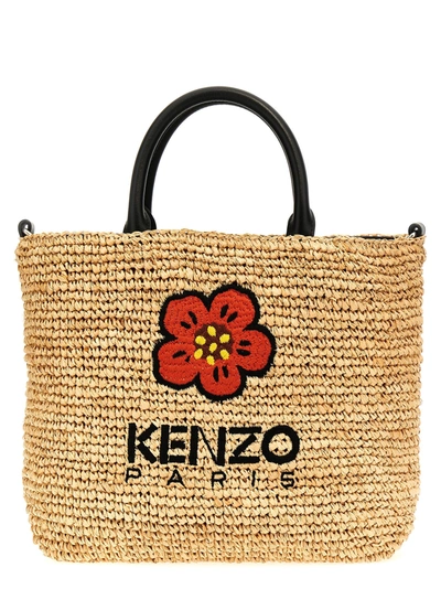 Kenzo Boke Flower Tote Bag Beige In Neutral
