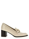 Ferragamo Heeled Loafer With Gancini Ornament