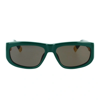 Jacquemus Sunglasses In Green