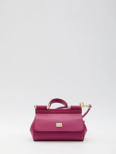 Dolce & Gabbana Small Sicily Bag In Pink