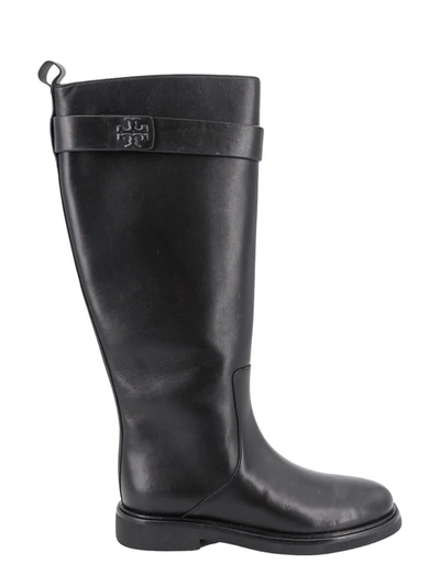 Tory Burch Double T Riding Boot 35mm In Black