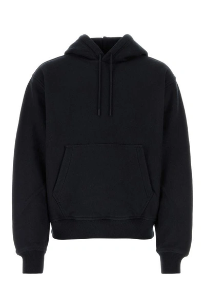 BURBERRY BURBERRY MAN BLACK COTTON OVERSIZE SWEATSHIRT