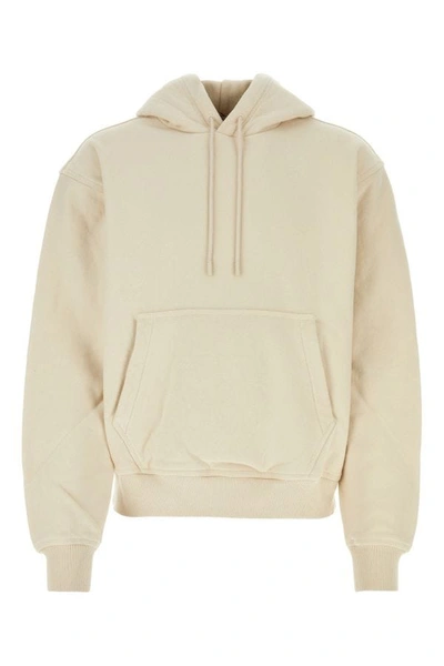 Burberry Man Sand Cotton Sweatshirt In Brown