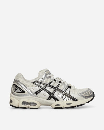 Asics Gel-nimbus 9 Sportstyle Sneakers In Cream/black At Urban Outfitters In Multicolor