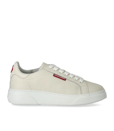 Dsquared2 Bumper Cream Sneaker In White