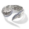 John Hardy Bamboo Cuff Cbs500694bsp Bracelet In Blue Sapphire