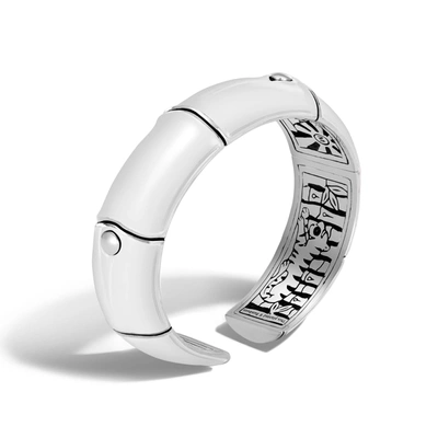 John Hardy Bamboo Kick Cuff In Grey