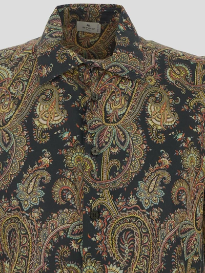 Etro All Over Print Shirt In Multicolor