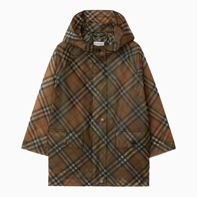BURBERRY LIGHTWEIGHT VINTAGE CHECK BEIGE PARKA