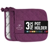 ZULAY KITCHEN 3-PACK POT HOLDERS FOR KITCHEN HEAT RESISTANT COTTON