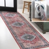 Jonathan Y Alacati Ogee Medallion Machine-washable Dark Green/dark Beige Area Rug
