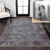 Jonathan Y Victoria Ornate Persian All-over Machine-washable Purple/gray Area Rug