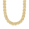 Ross-simons 14kt Yellow Gold Panther-link Necklace In Gold