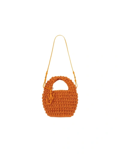 Jw Anderson Designer Handbags Popcorn Basketball Jersey In Orange
