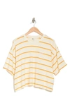 BILLABONG BILLABONG FEELING FREE STRIPE COTTON T-SHIRT