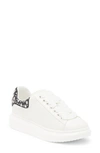 Steve Madden Gaines Platform Sneaker In White / Black/ Silver