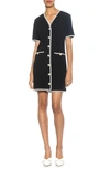 ALEXIA ADMOR ALEXIA ADMOR JAIYA SHORT SLEEVE BUTTON FRONT DRESS