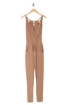 GO COUTURE GO COUTURE SLEEVELESS DRAWSTRING WAIST JUMPSUIT
