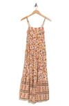 Billabong Wish For You Sleeveless Midi Sundress In White Cap