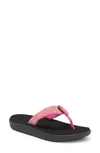 Teva Kids' Voya Flip Flop In Waves Rose Violet