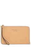 Kate Spade Cameron Medium Wristlet In Light Fawn