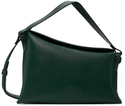 Aesther Ekme Green Mini Lune Bag In 211 Serpentine