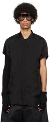 RICK OWENS BLACK GOLF SHIRT