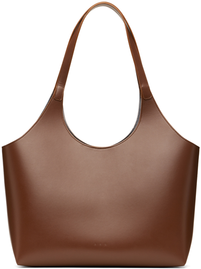 Aesther Ekme Brown Cabas Tote In 206 Brunette