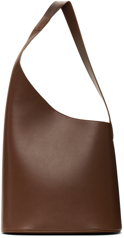 Aesther Ekme Brown Lune Tote In 206 Brunette