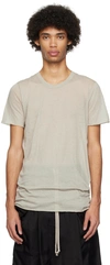Rick Owens Off-white Concordians Level T-shirt In Gray