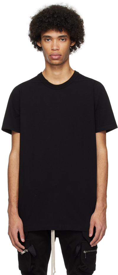 Rick Owens Black Level T-shirt In 09 Black