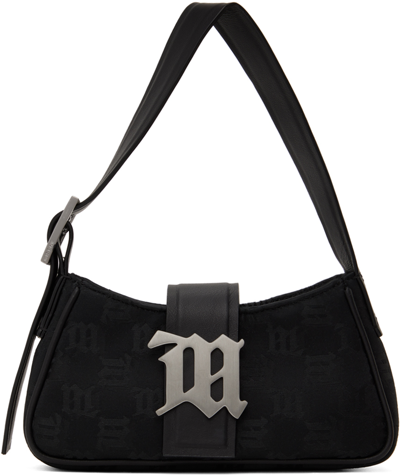 Misbhv Black Nylon Monogram Mini Bag