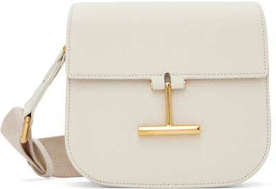 Tom Ford Off-white Mini Tara Crossbody Bag In 1w003 Chalk