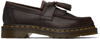 DR. MARTENS' BROWN ADRIAN LEATHER TASSEL LOAFERS